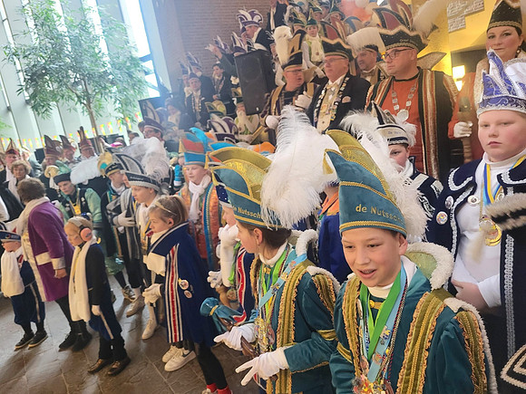in het stadshuis